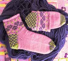 Heart Whimsy Sox by Patti Pierce Stone